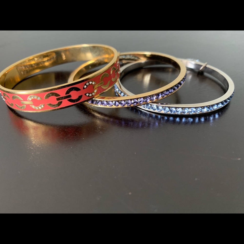 Set of 3 Coach Bangles